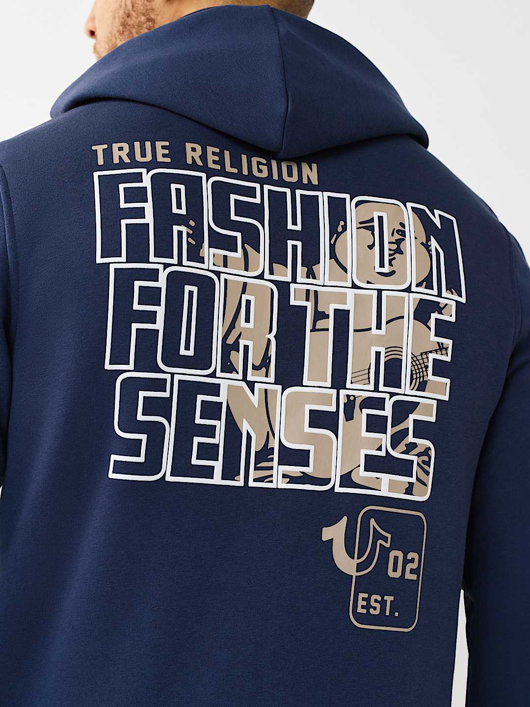 FASHION SENSES LOGO ZIP HOODIE, image 1