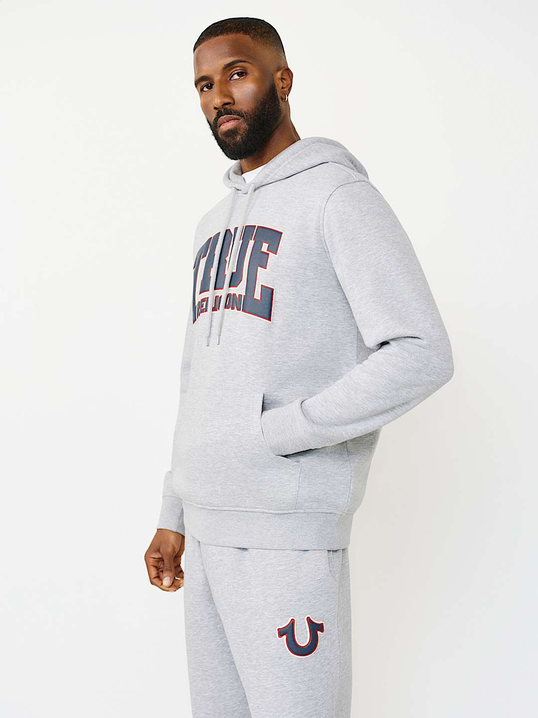 LOGO COLLEGE PULLOVER HOODIE, image 3