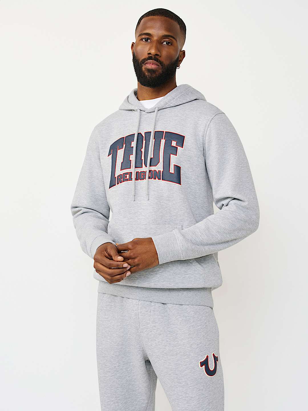 LOGO COLLEGE PULLOVER HOODIE, image 1