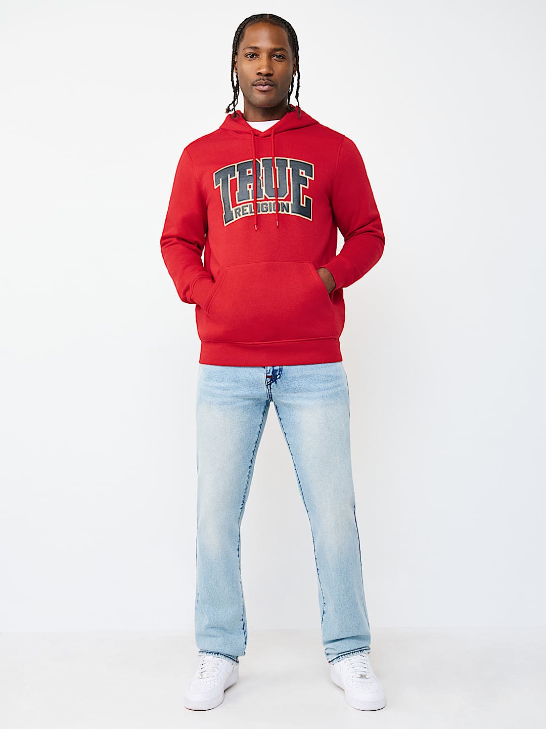 LOGO COLLEGE PULLOVER HOODIE, image 5
