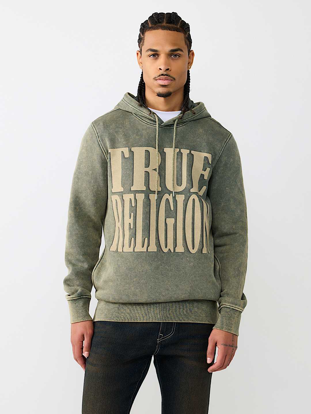 LOGO MINERAL HOODIE SWEATSHIRT, image 2