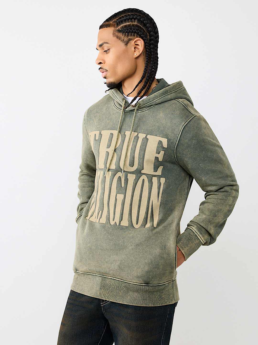 LOGO MINERAL HOODIE SWEATSHIRT, image 3