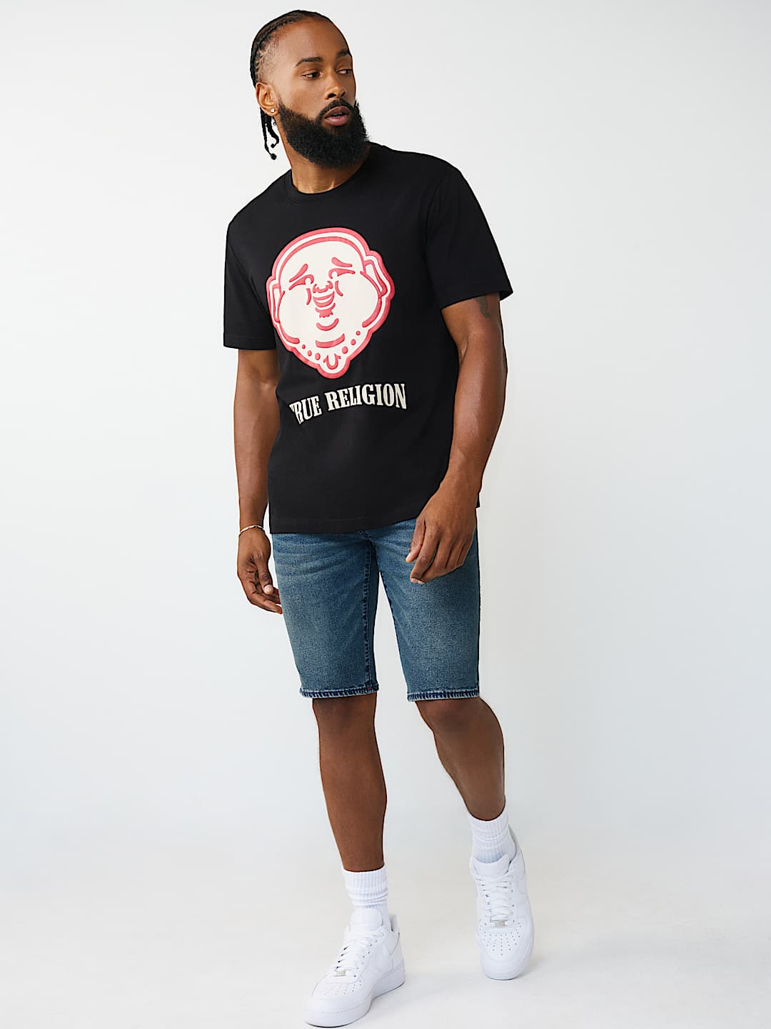 PUFF PRINT BUDDHA FACE TEE, image 5