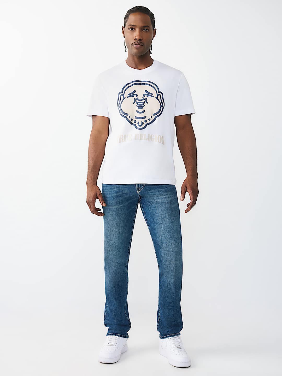 PUFF PRINT BUDDHA FACE TEE, image 5