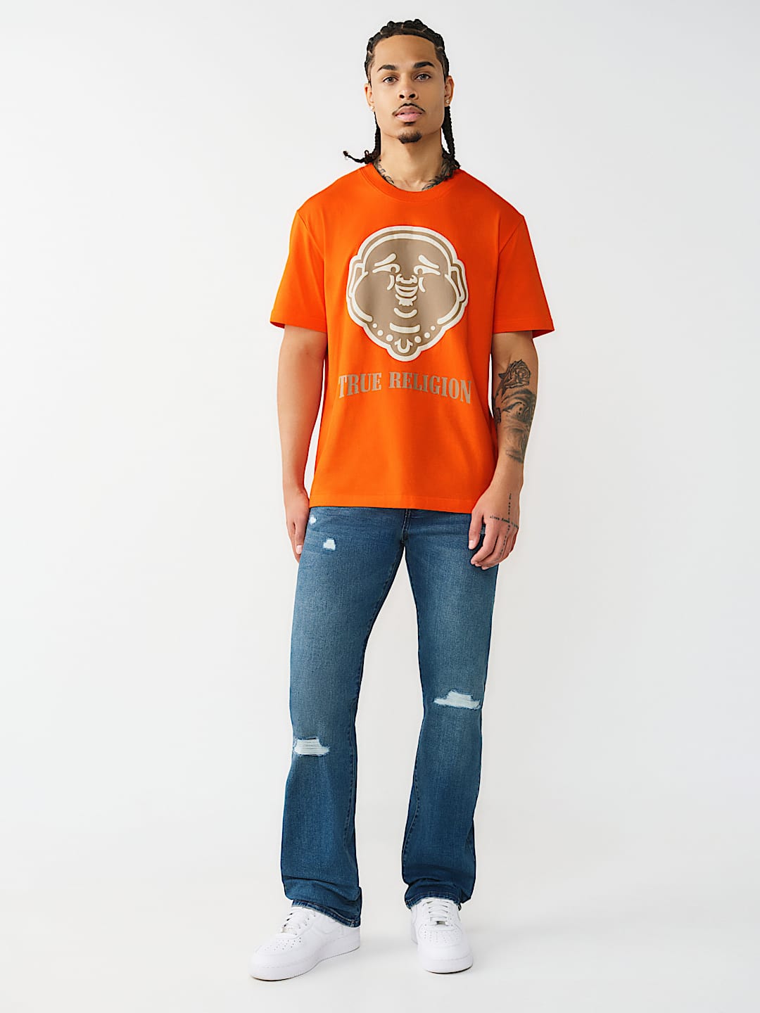 PUFF PRINT BUDDHA FACE TEE, image 5