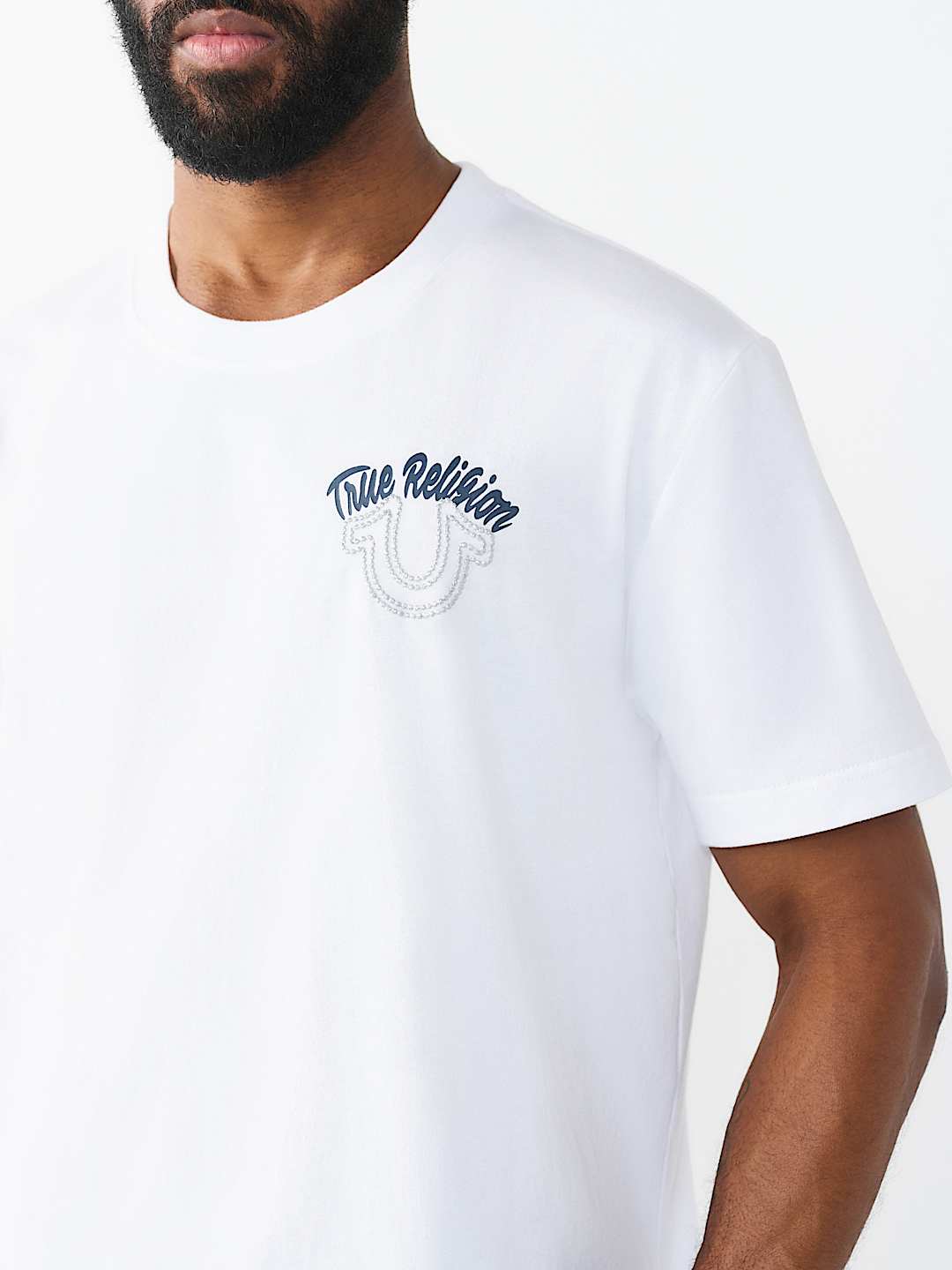 GLITTER PUFF PRINT LOGO TEE, image 2