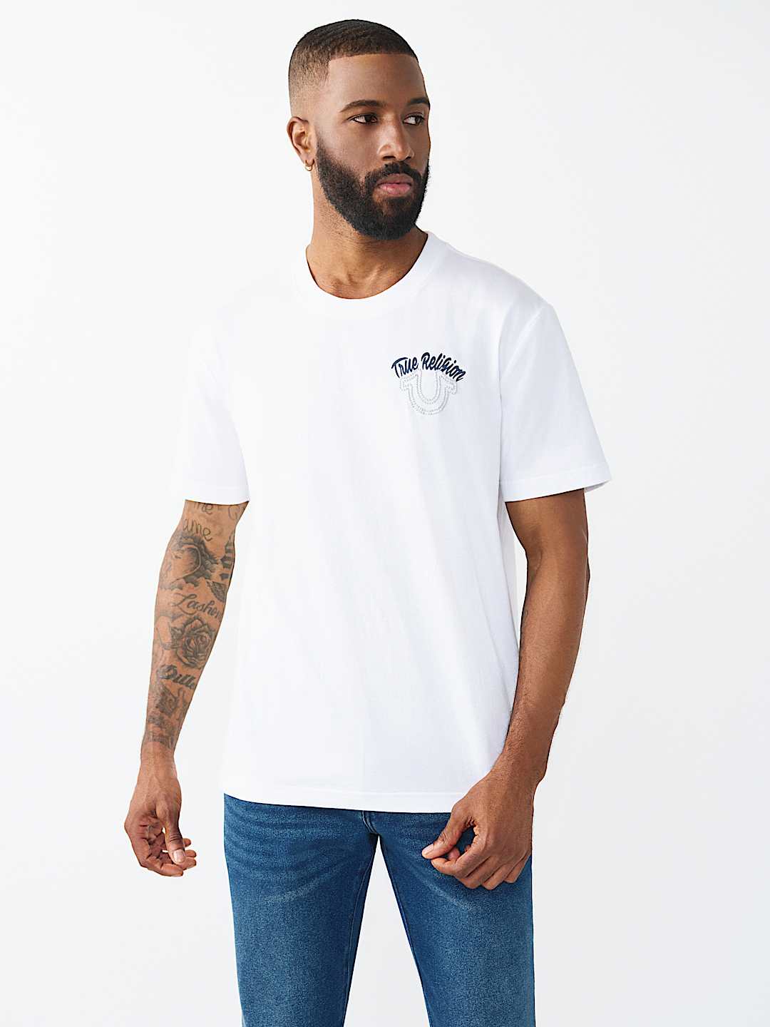 GLITTER PUFF PRINT LOGO TEE, image 3