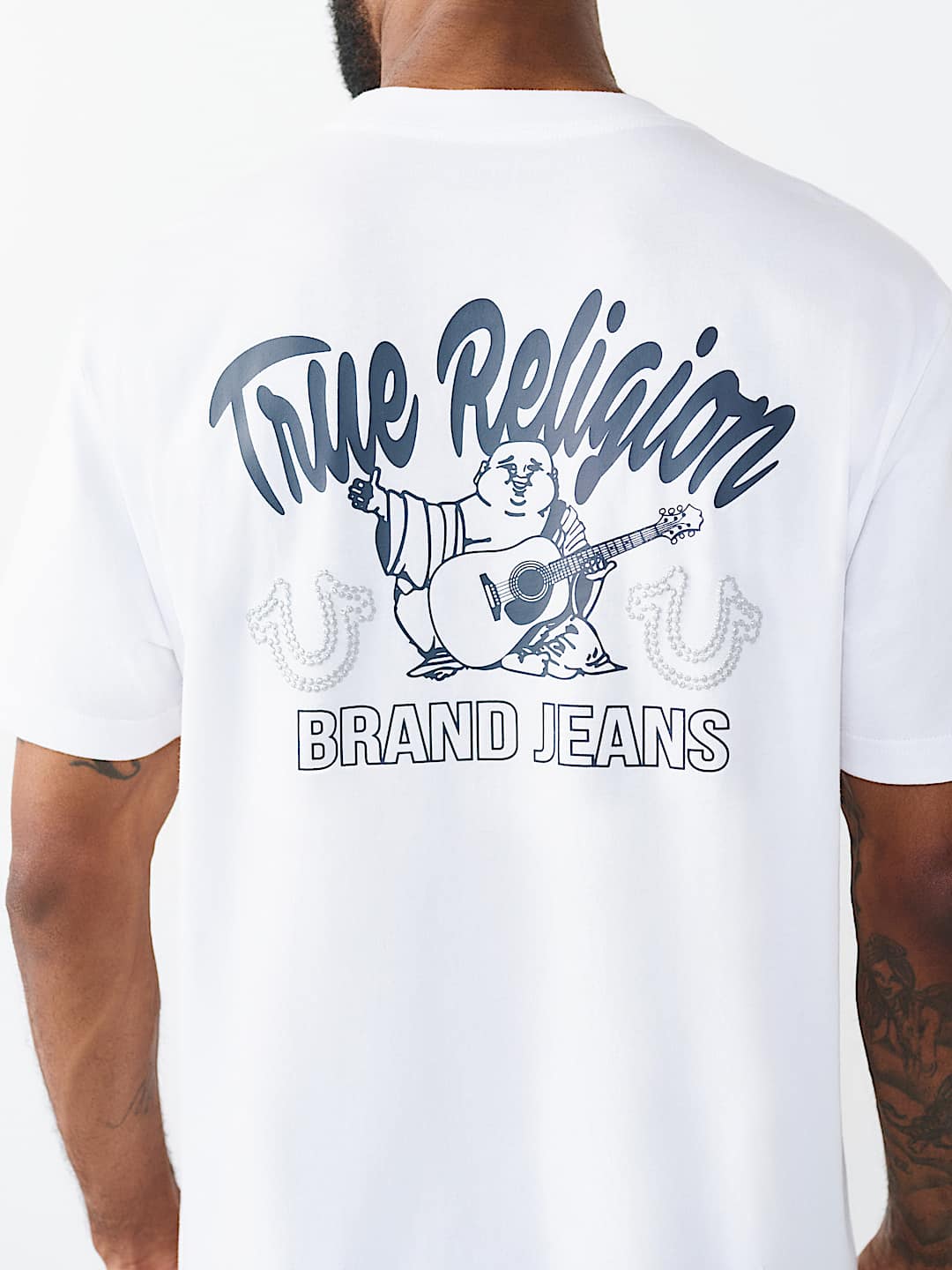 GLITTER PUFF PRINT LOGO TEE, image 1