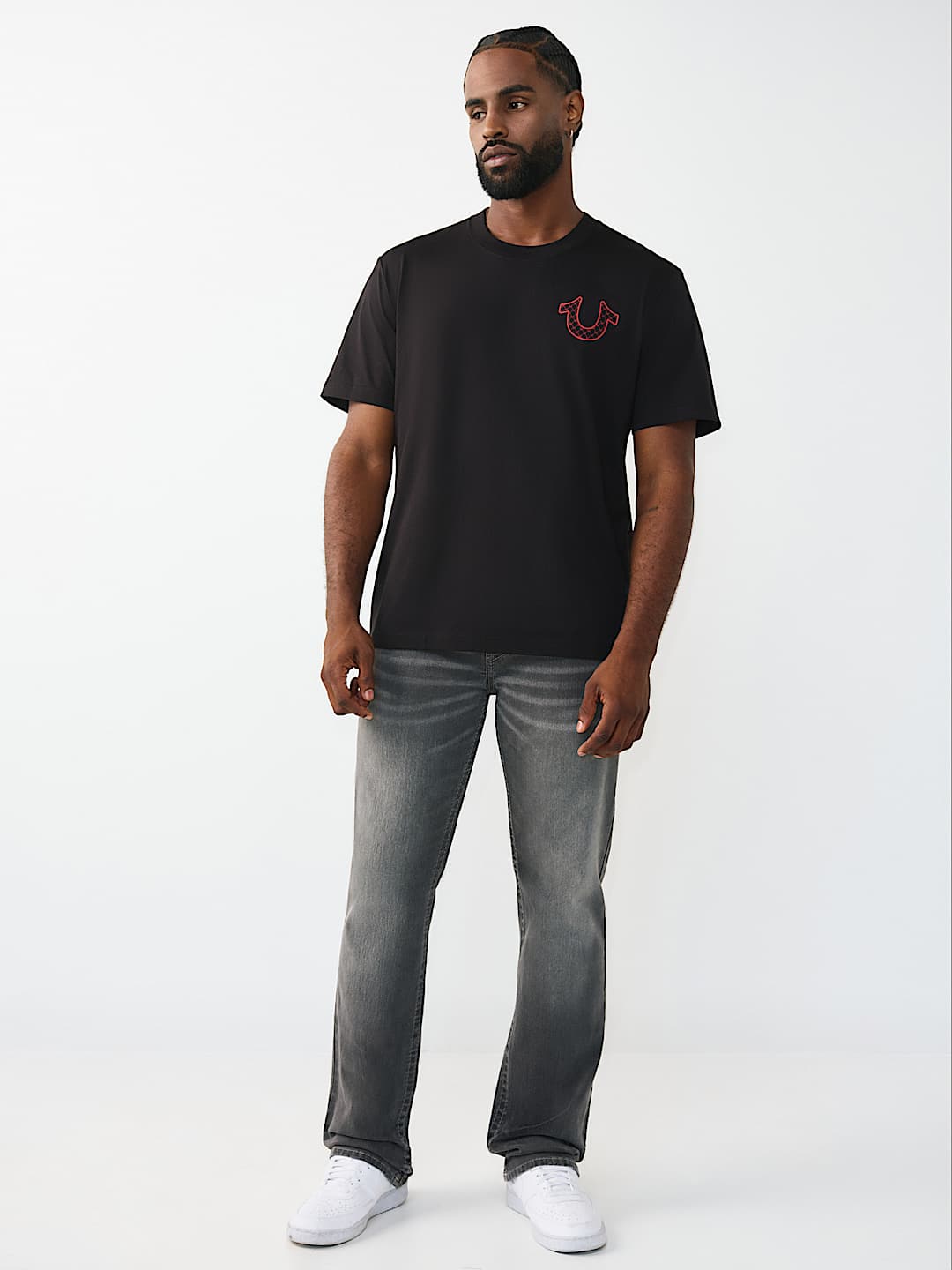 CAMISETA CON GR&Aacute;FICO DE HERRADURA RELLENA CON LETRAS, image 6