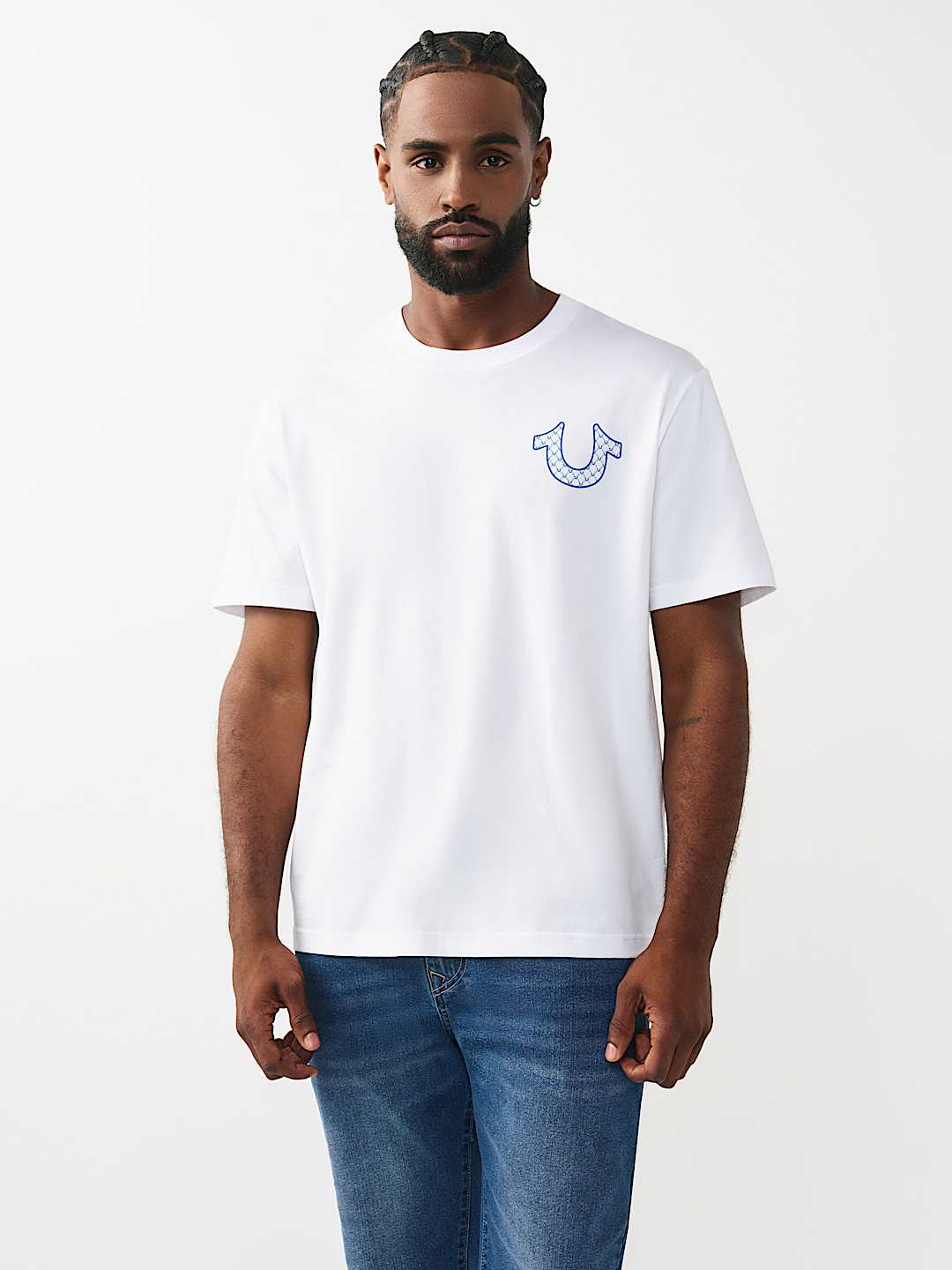 CAMISETA CON GR&Aacute;FICO DE HERRADURA RELLENA CON LETRAS, image 2