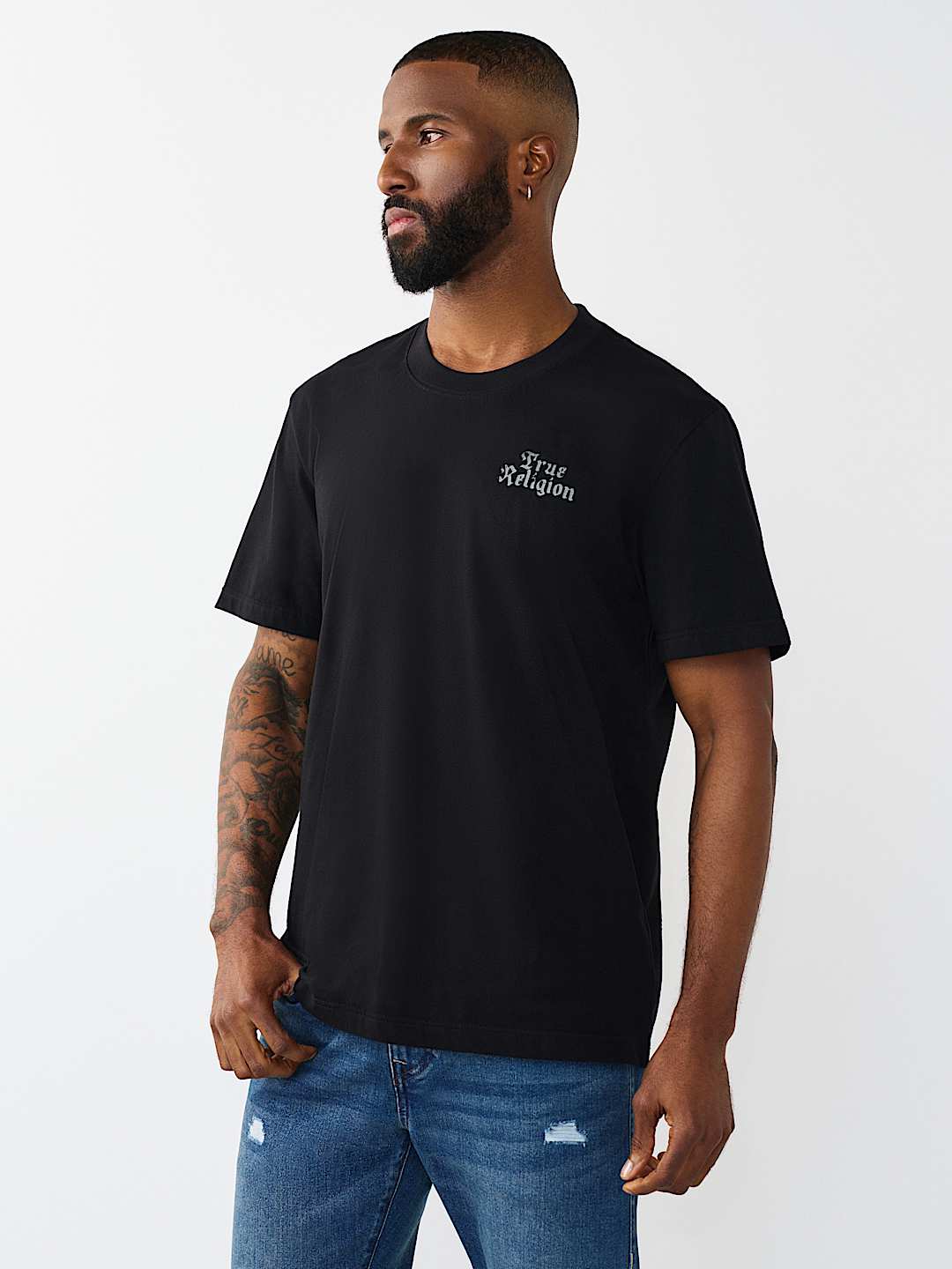 TRADE MARKED LOGO GRAPHIC TEE, image 4