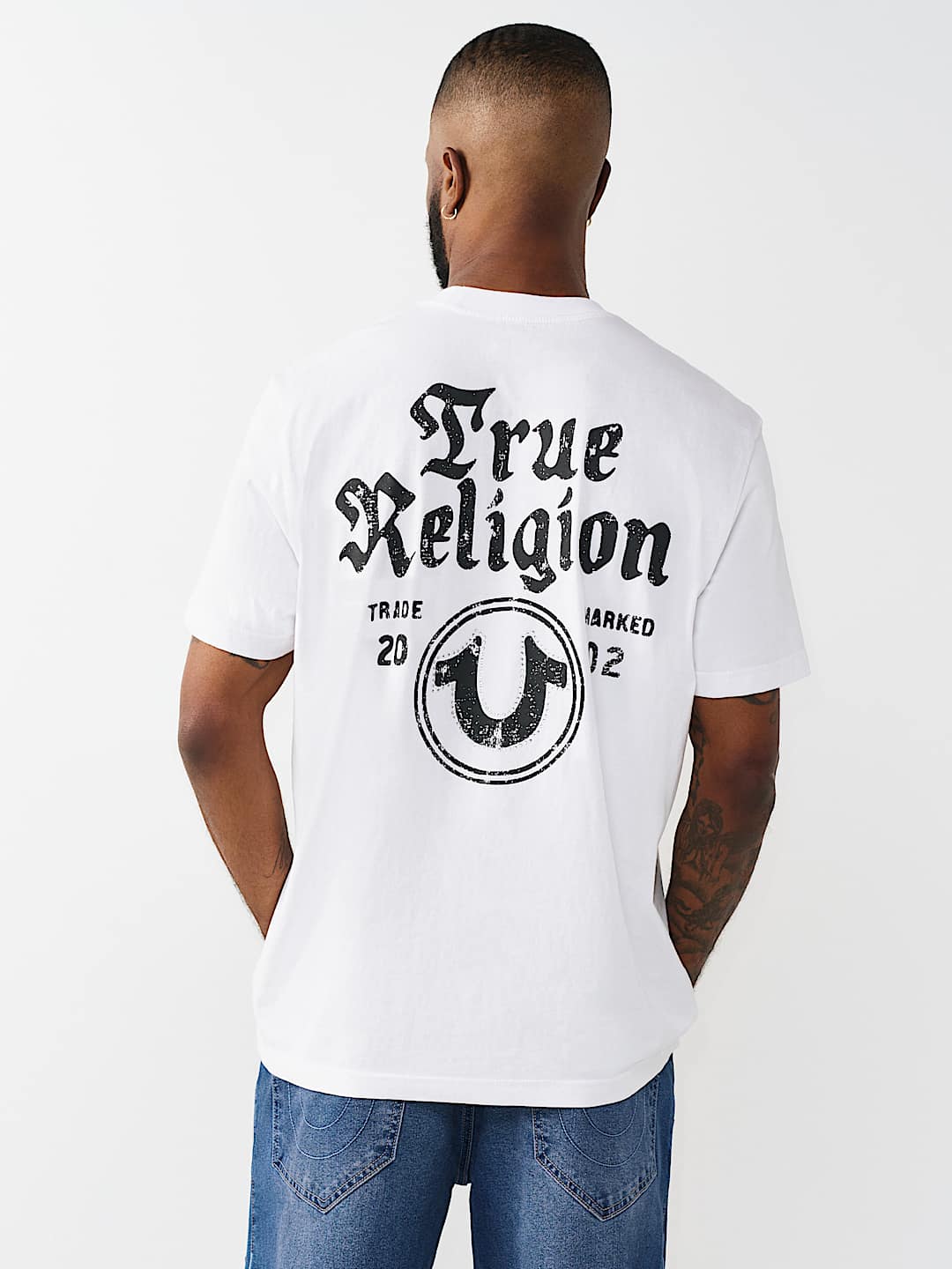 TRADE MARKED LOGO GRAPHIC TEE, image 5