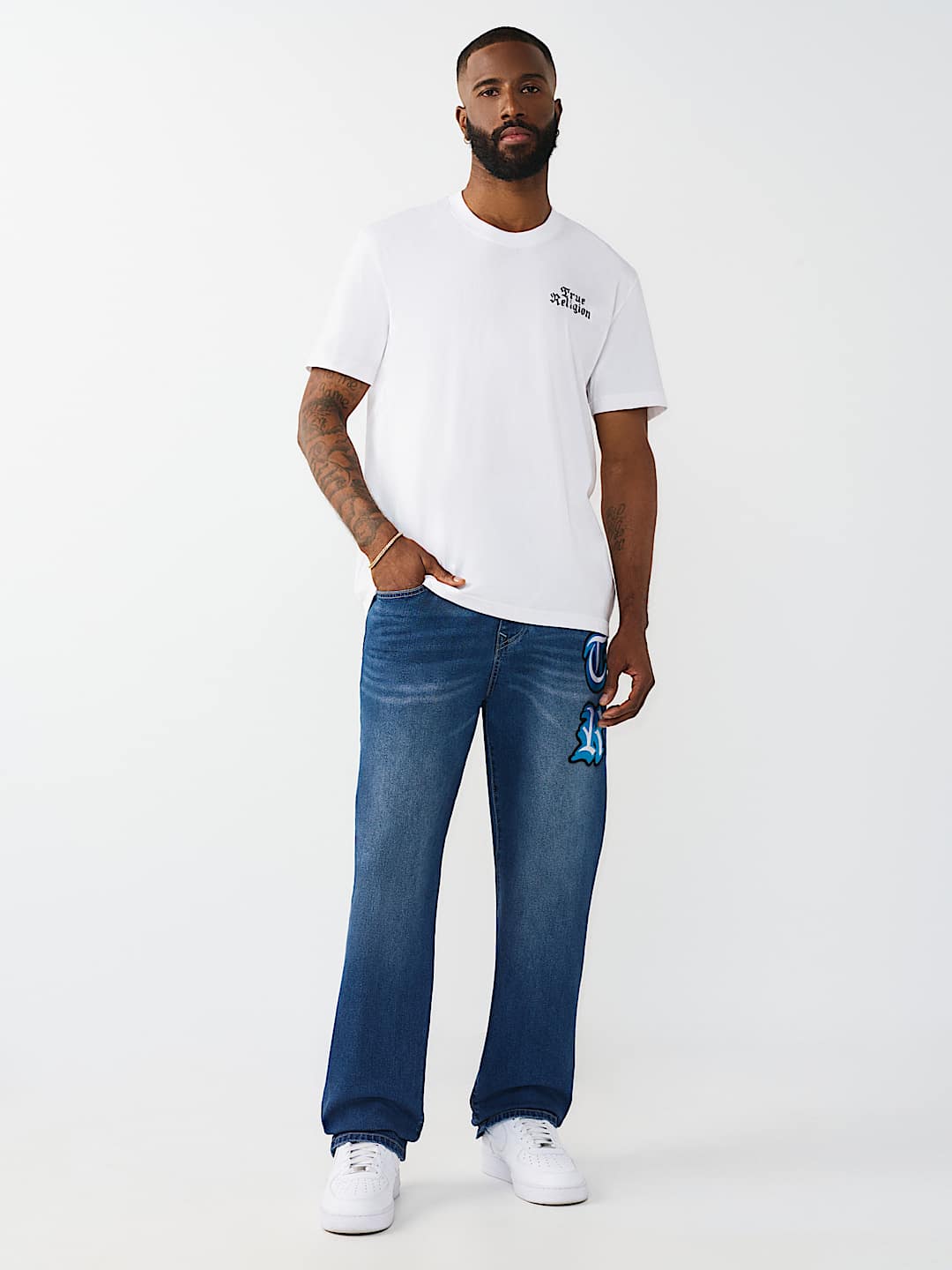 TRADE MARKED LOGO GRAPHIC TEE, image 6