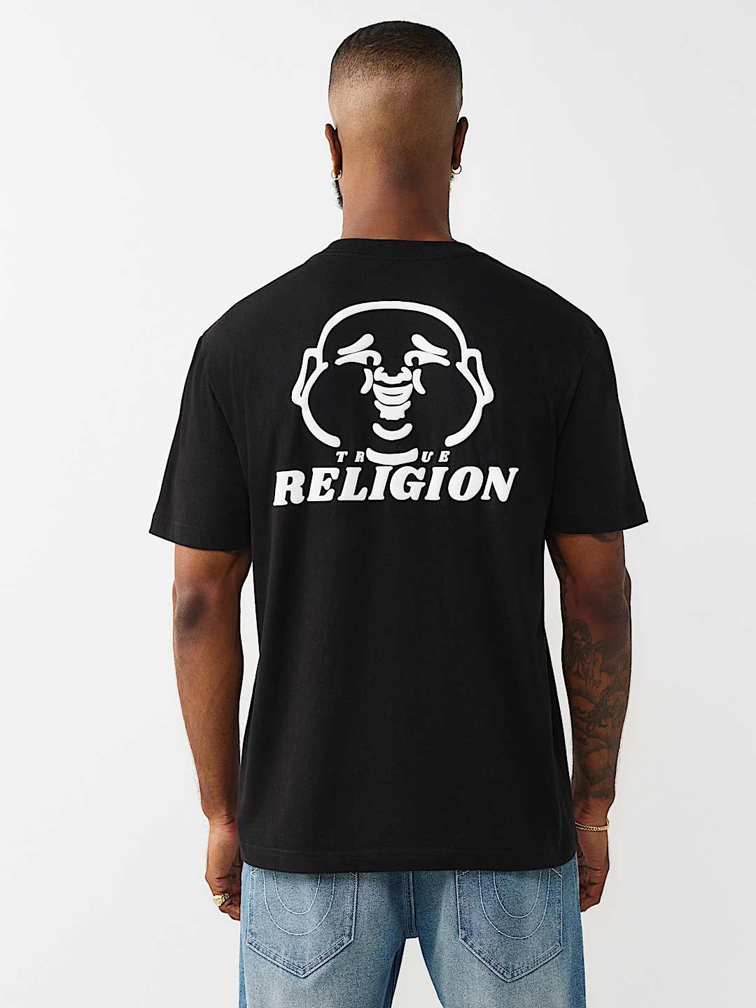 CAMISETA GR&Aacute;FICA DE CARA DE BUDDHA FELIZ, image 5