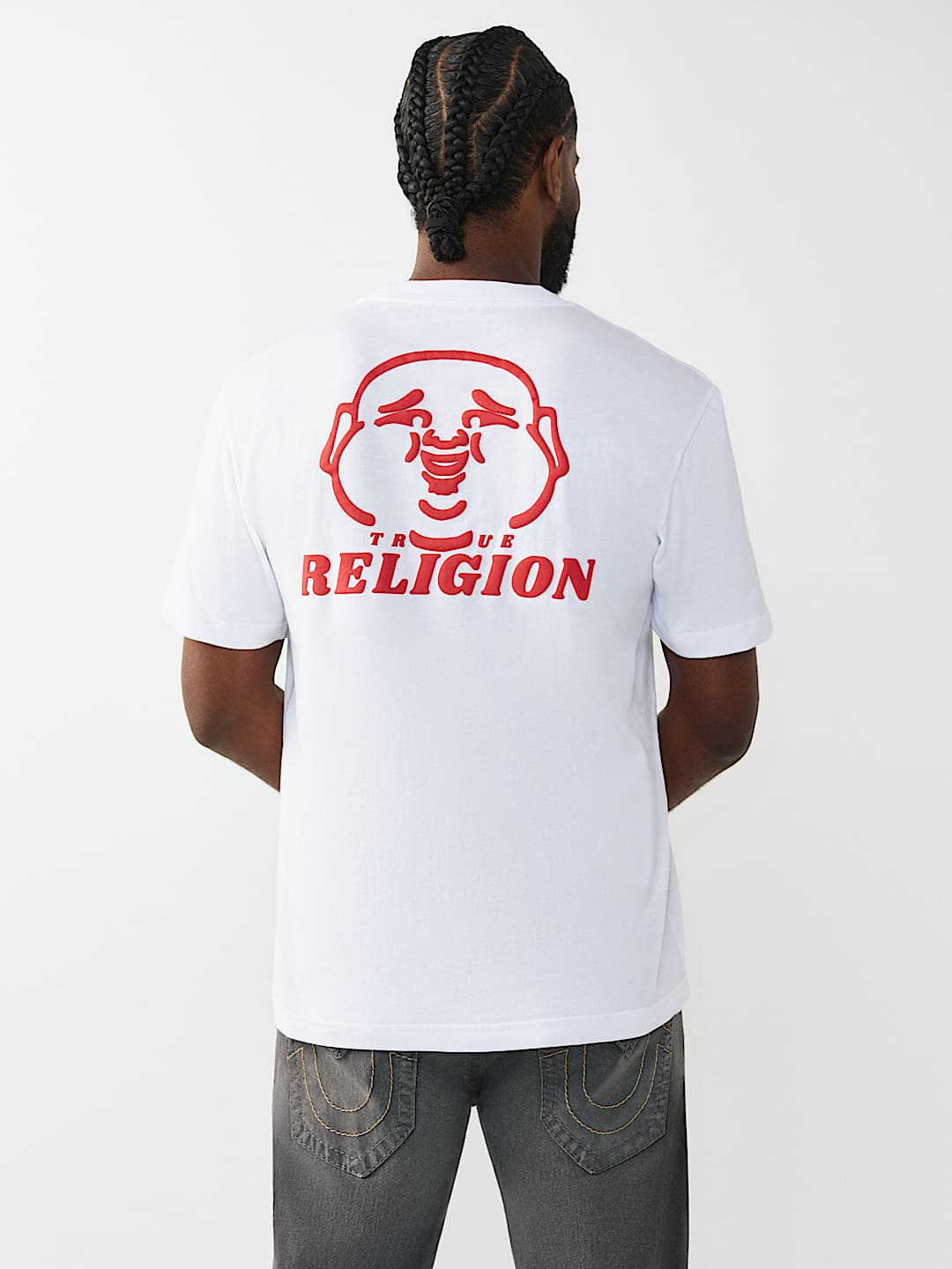 CAMISETA GR&Aacute;FICA DE CARA DE BUDDHA FELIZ, image 4