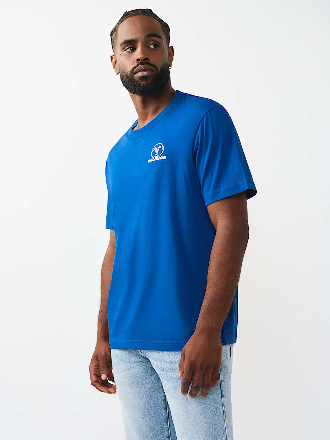 HAPPY BUDDHA FACE GRAPHIC TEE, image 3