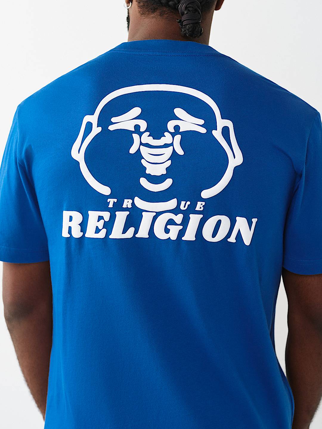 HAPPY BUDDHA FACE GRAPHIC TEE, image 1