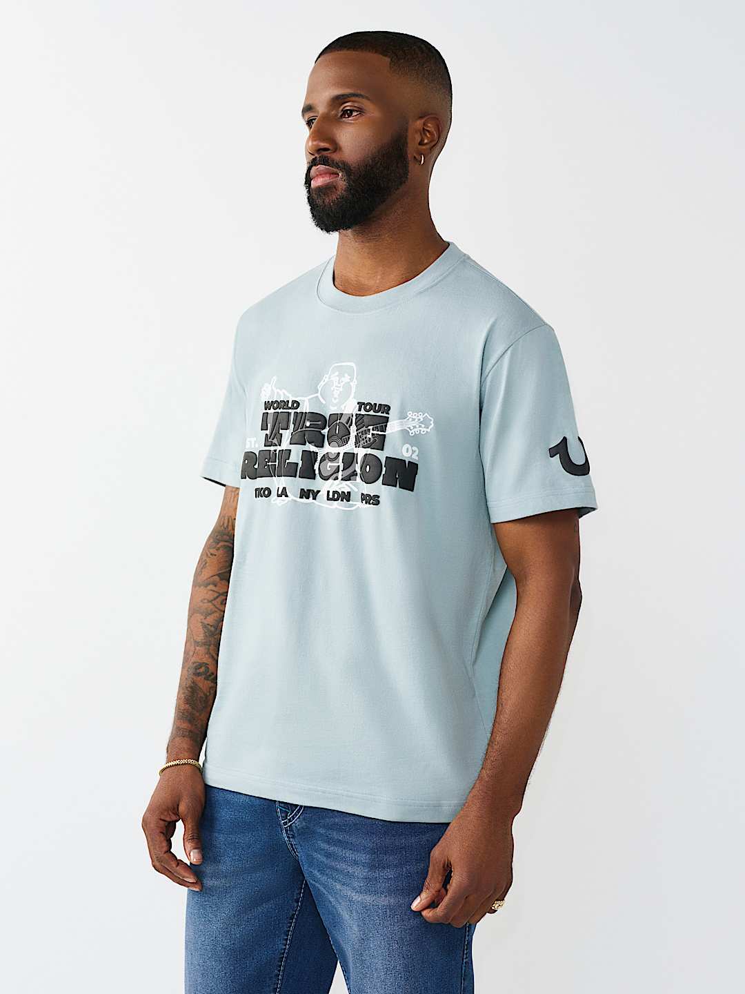 LOGO BLOCKY PUFF TEE, image 3