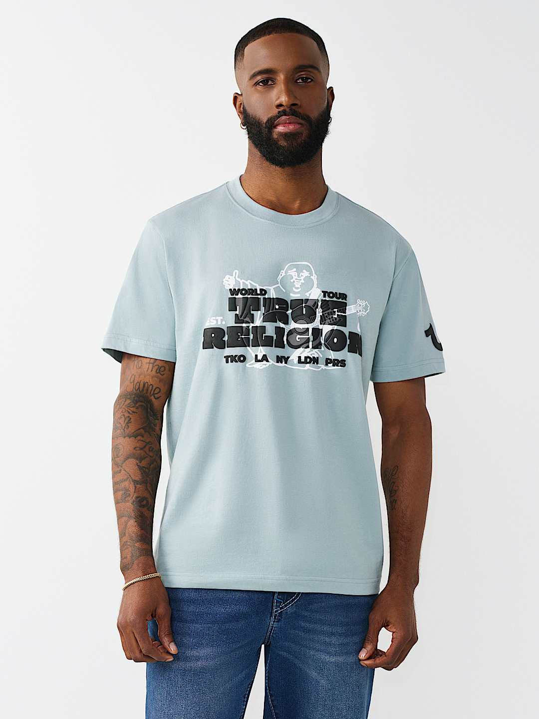 LOGO BLOCKY PUFF TEE, image 1