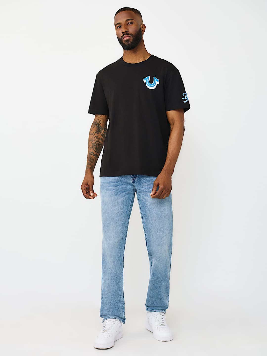 JEANS AJUSTADOS GENO CON SOLAPA Y APLIQUE DE HERRADURA, image 6