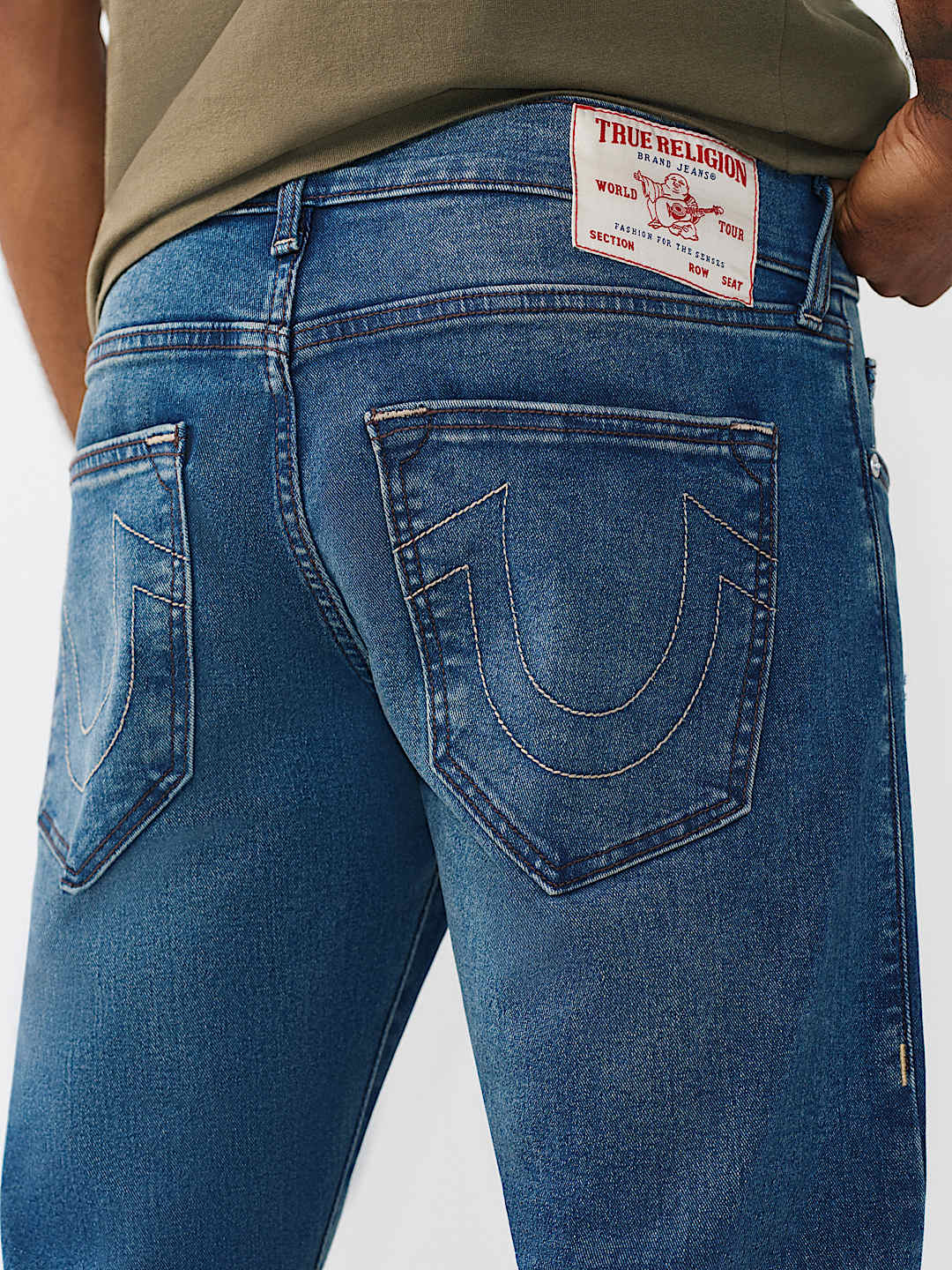 JEANS RECTOS RICKY CON RASGADOS REPARADOS, image 2