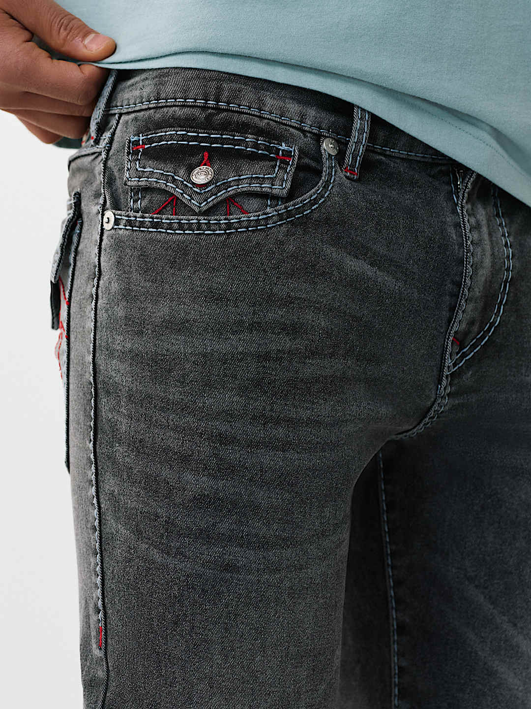 RICKY BIG T FLAP STRAIGHT JEAN, image 4