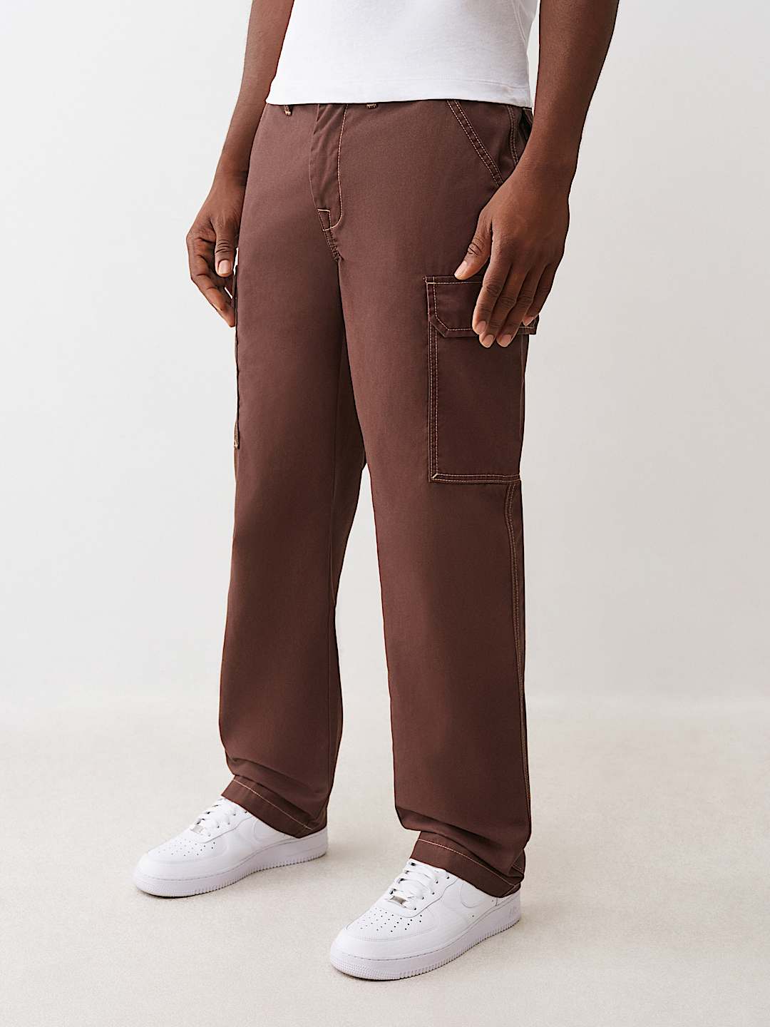 EMBROIDERED HORSESHOE CARGO PANT 