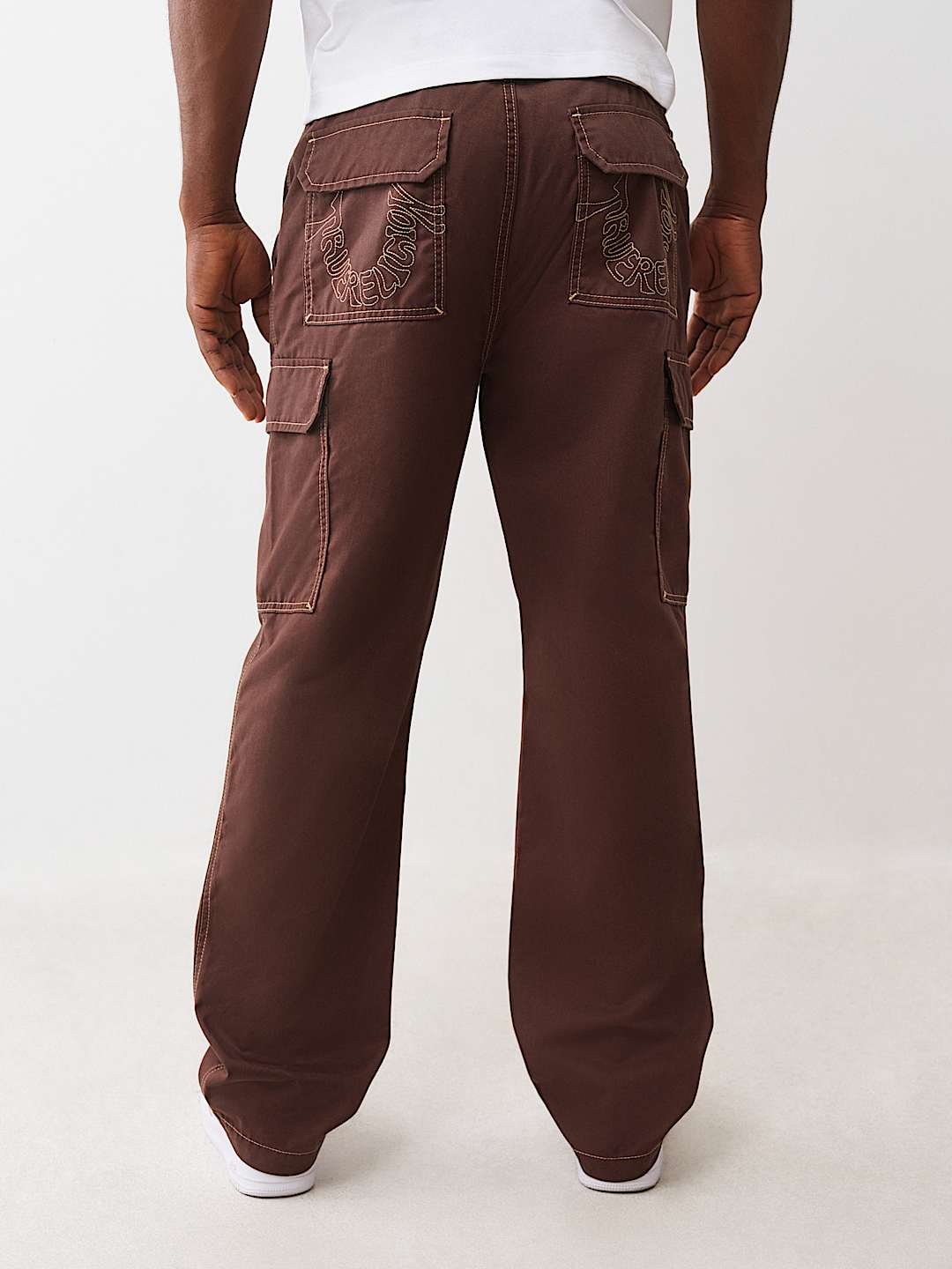 EMBROIDERED HORSESHOE CARGO PANT 
