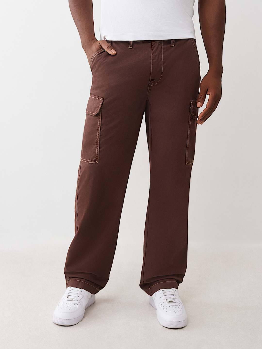 EMBROIDERED HORSESHOE CARGO PANT 