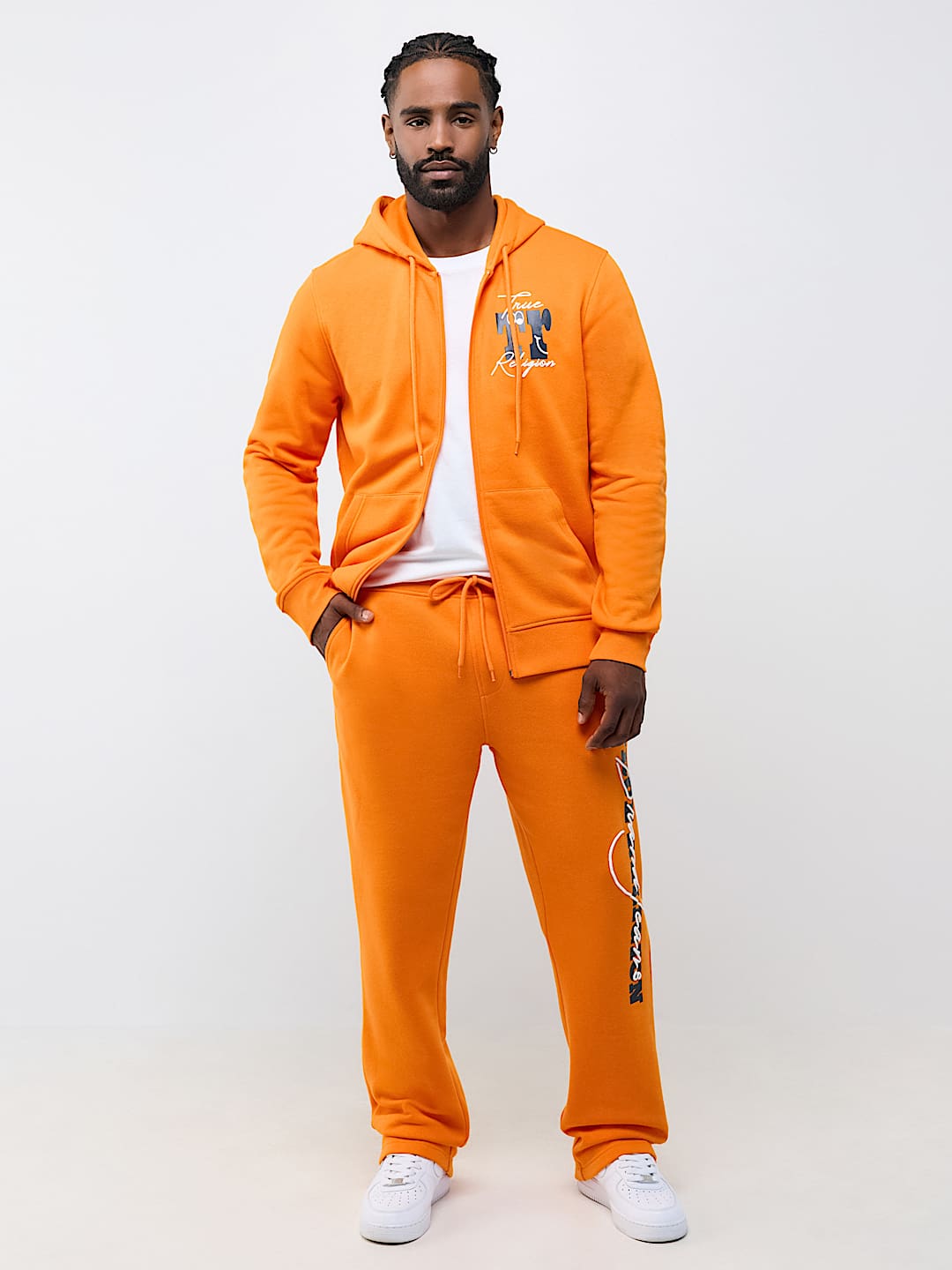 PUFF-PRINT LOGO SCRIPT PANT