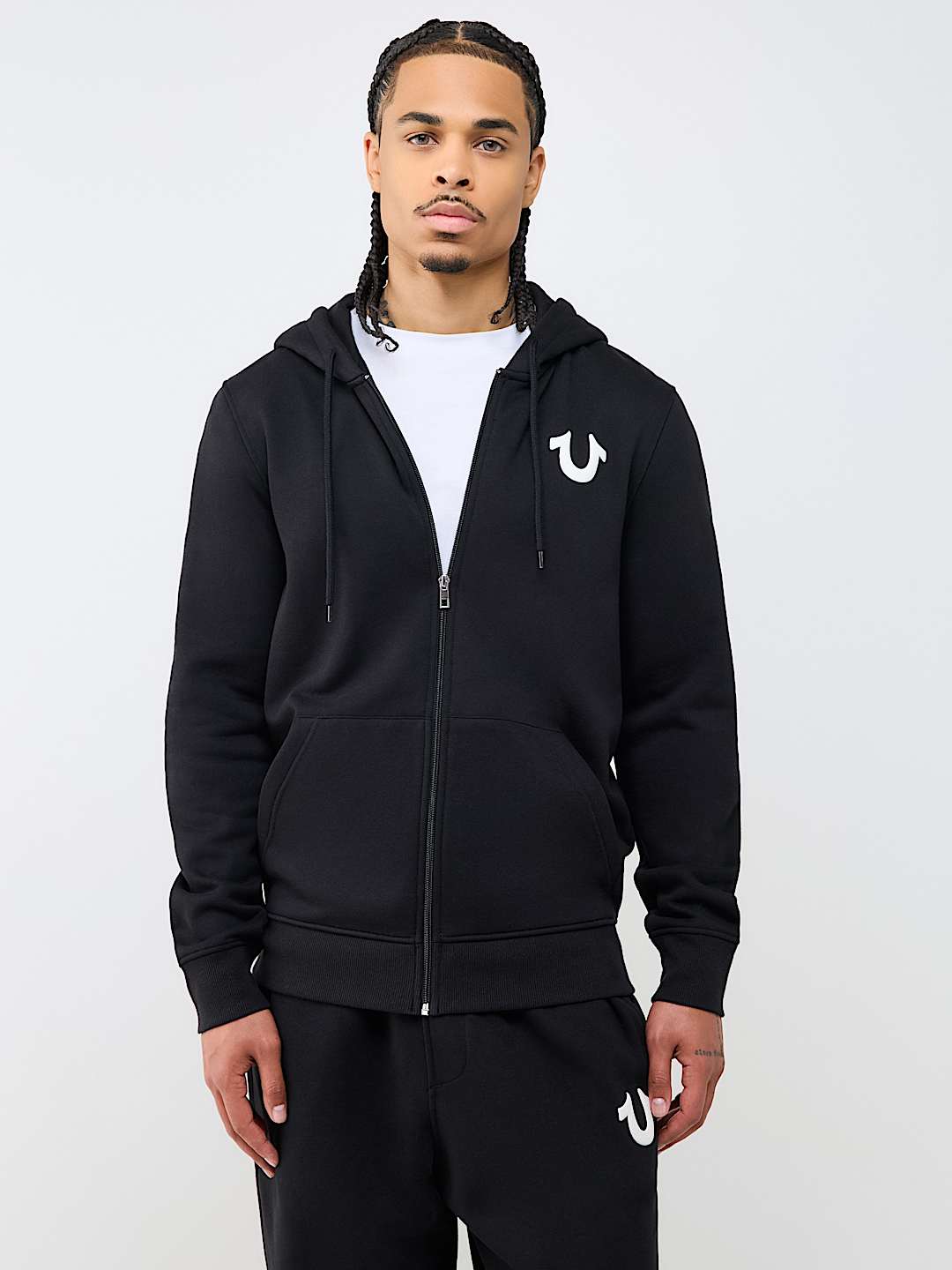 RETRO HORSESHOE ZIP HOODIE