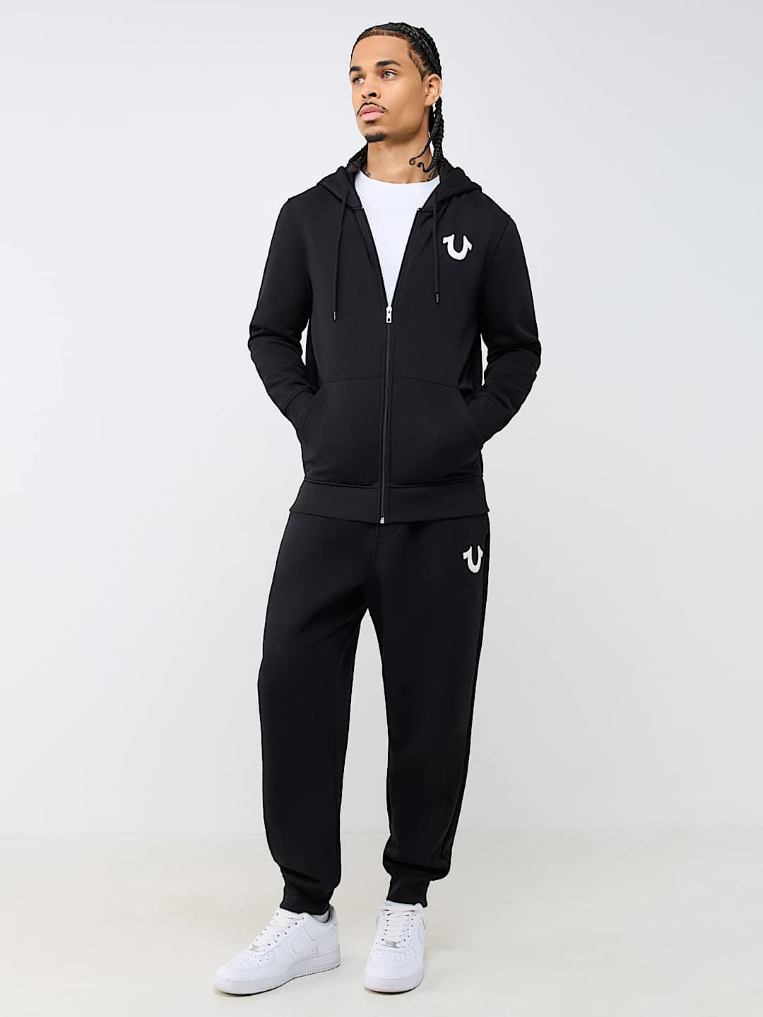 RETRO HORSESHOE ZIP HOODIE