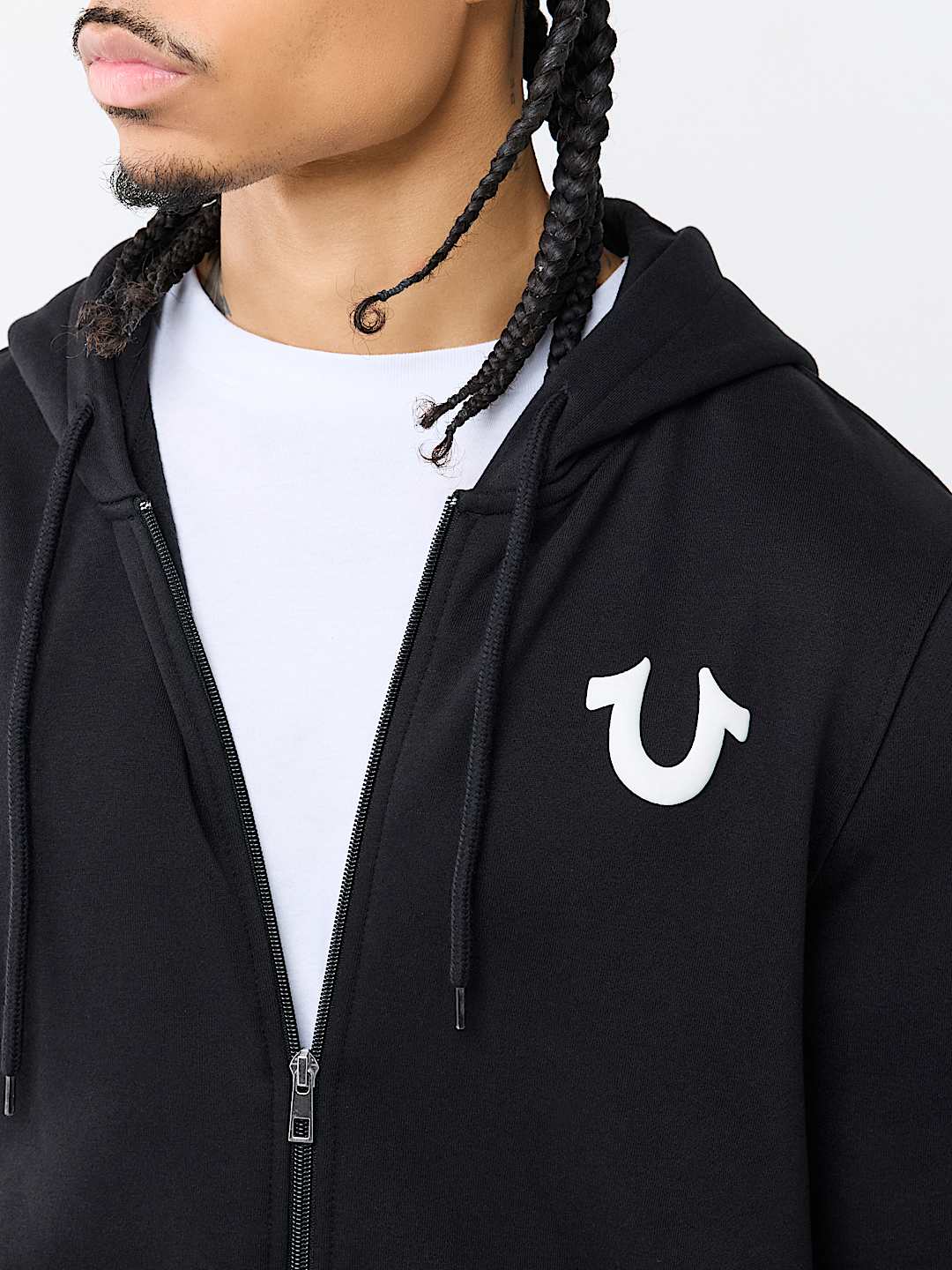 RETRO HORSESHOE ZIP HOODIE