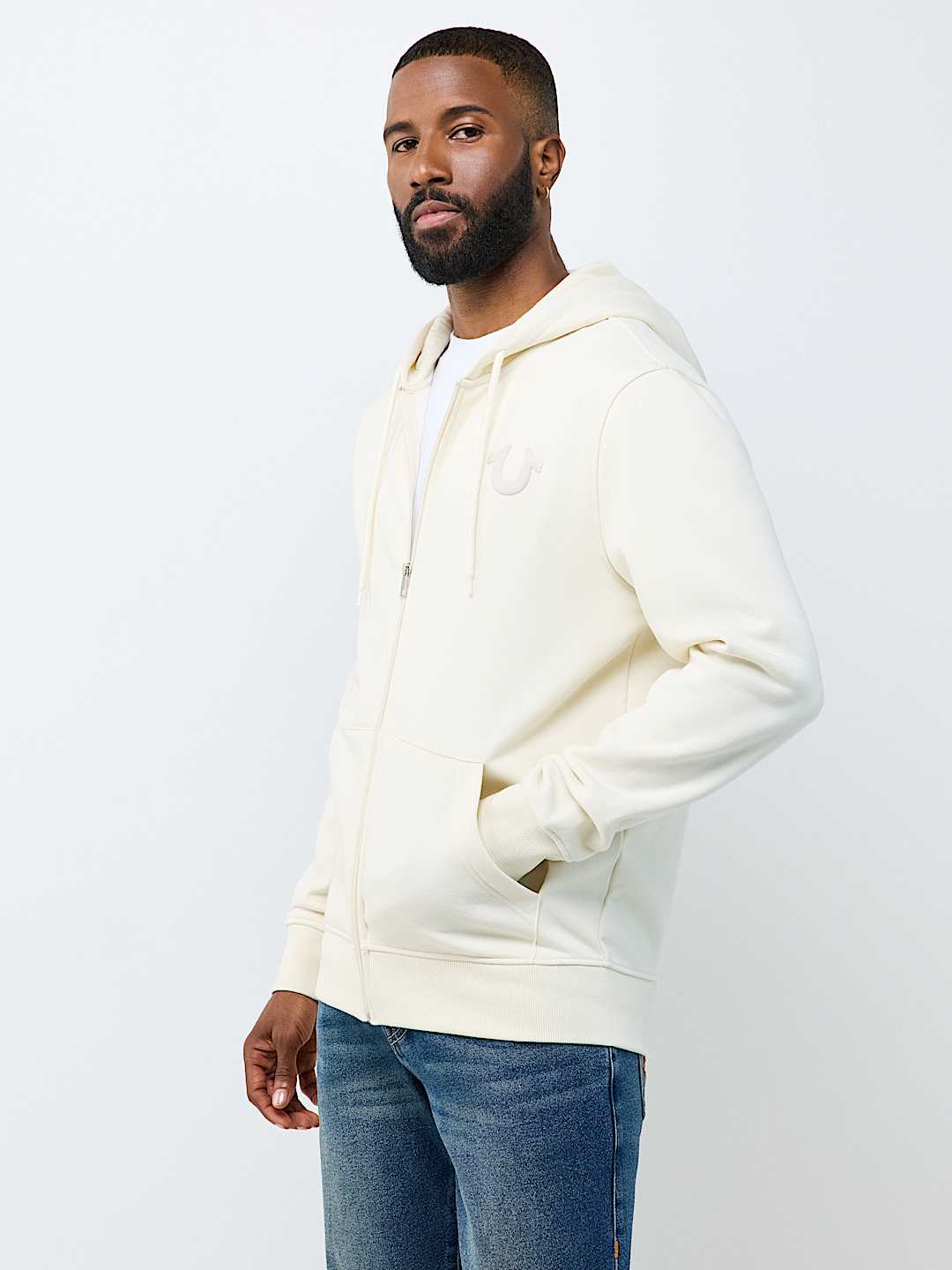 RETRO HORSESHOE ZIP HOODIE