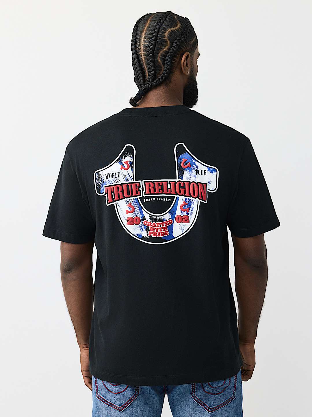 ABSTRACT HORSESHOE TEE