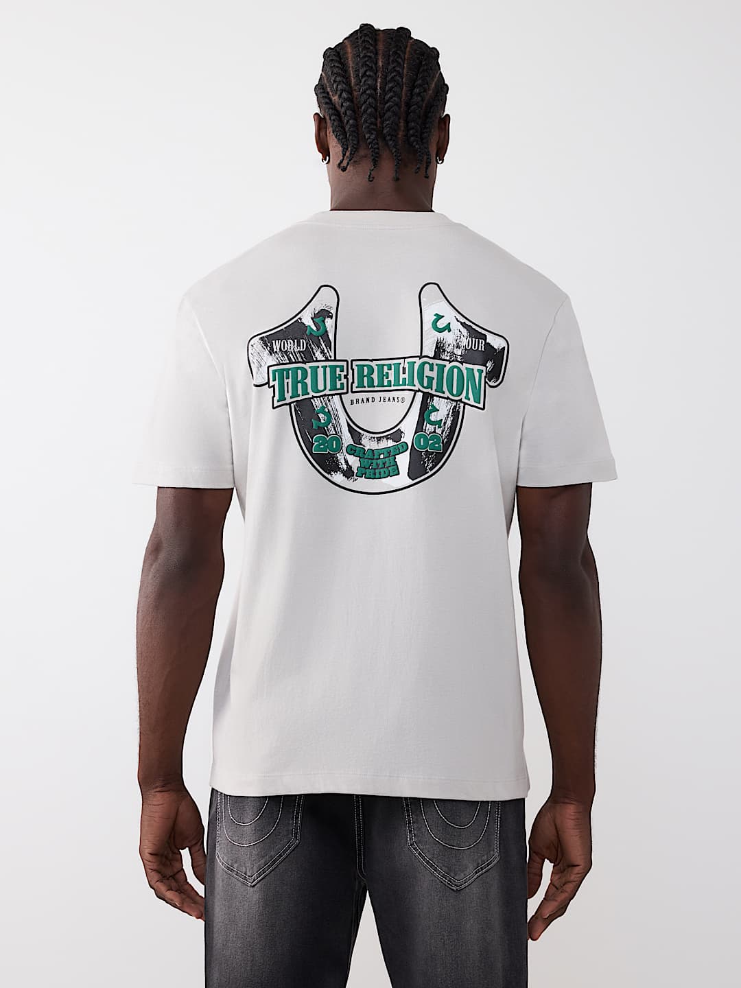 ABSTRACT HORSESHOE TEE