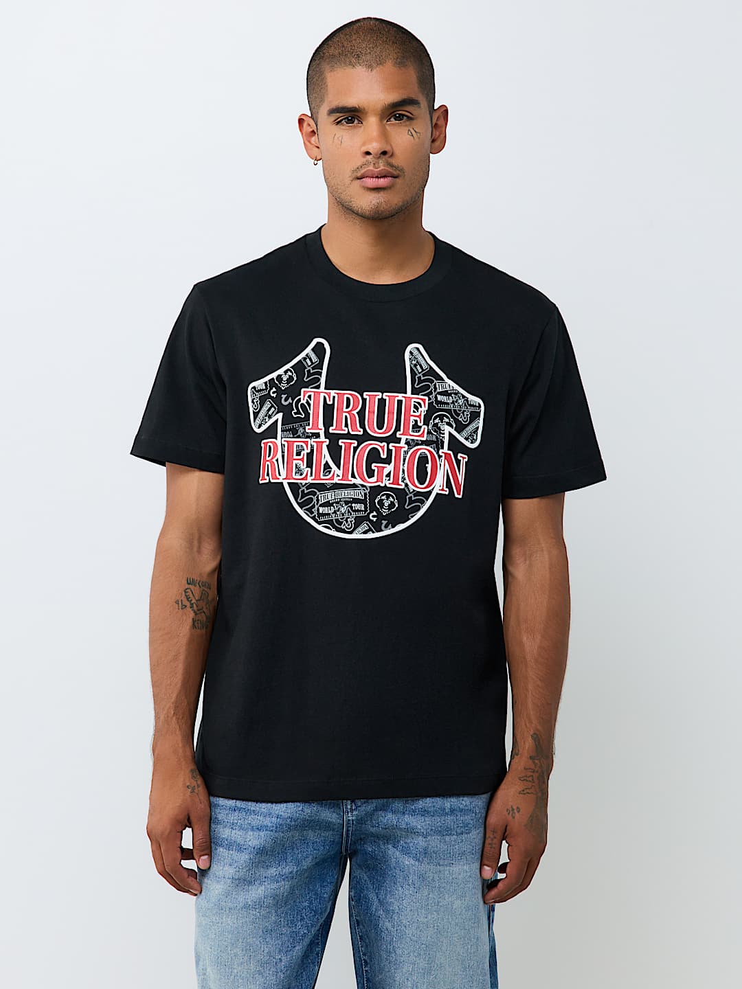 HORSESHOE FILLED ALLOVER PRINT TEE