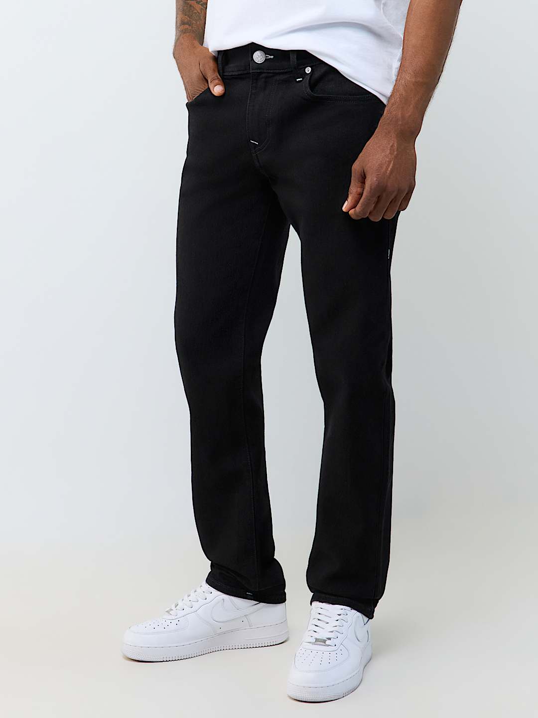 GENO LADDER STITCH FLAP SLIM JEAN