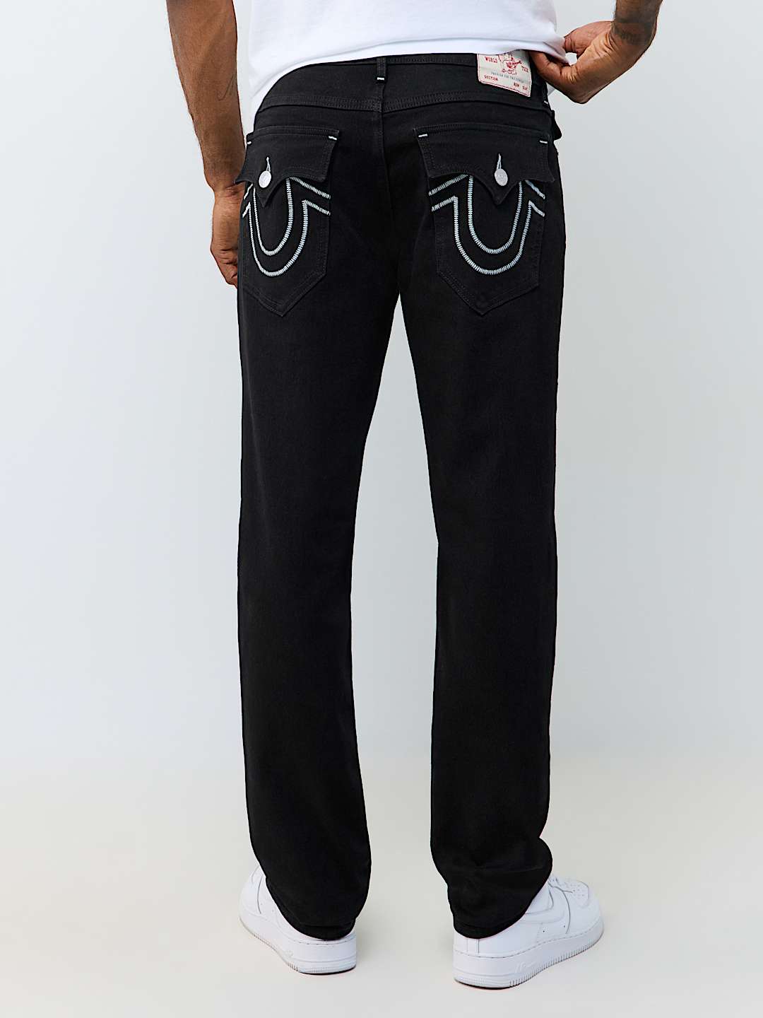 GENO LADDER STITCH FLAP SLIM JEAN