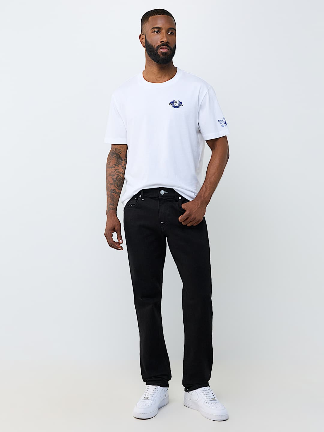 GENO LADDER STITCH FLAP SLIM JEAN