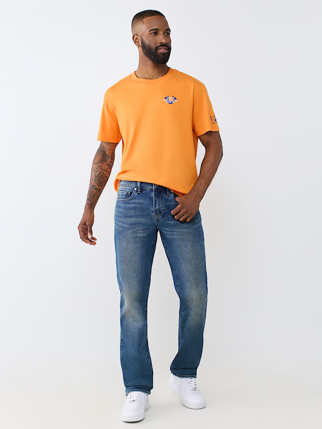 RICKY LADDER STITCH STRAIGHT JEAN