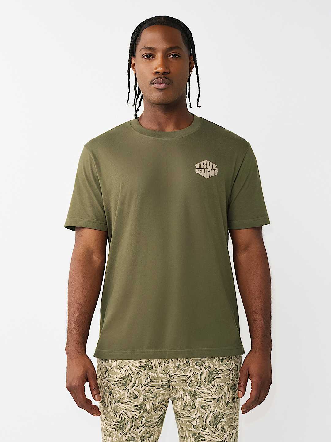 HEXAGON BUDDHA GRAPHIC TEE, image 3