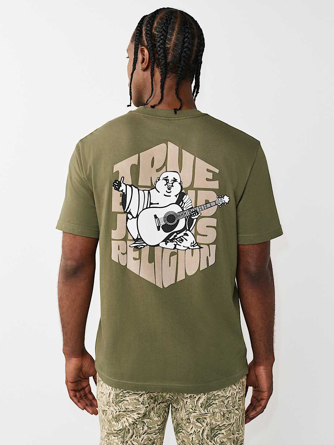 HEXAGON BUDDHA GRAPHIC TEE, image 1