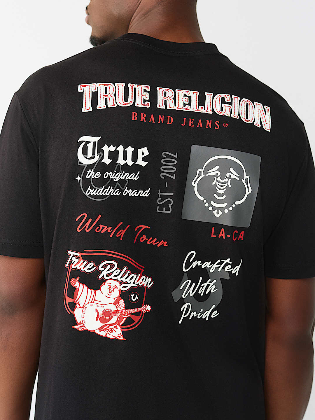 MULTI-LOGO APPLIQU&Eacute;  TEE, image 1