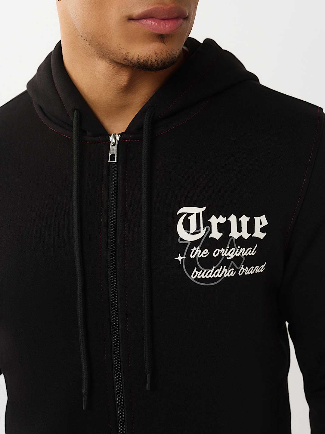 MULTI-LOGO APPLIQU&Eacute; ZIP HOODIE, image 4