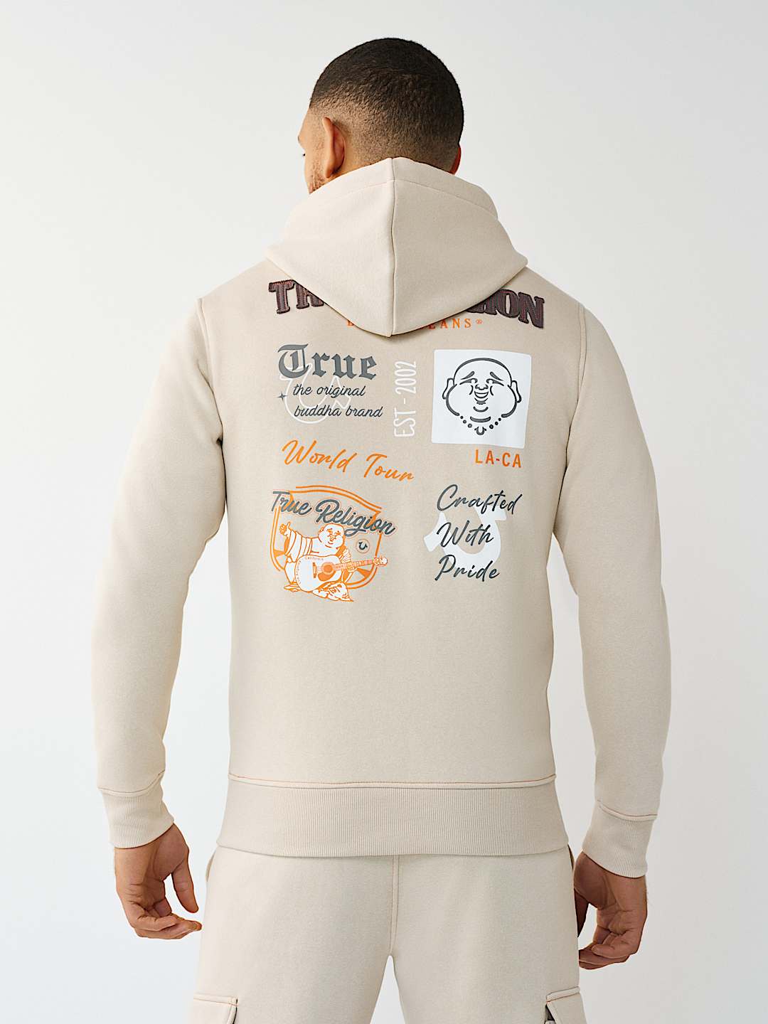 MULTI-LOGO APPLIQU&Eacute; ZIP HOODIE, image 5