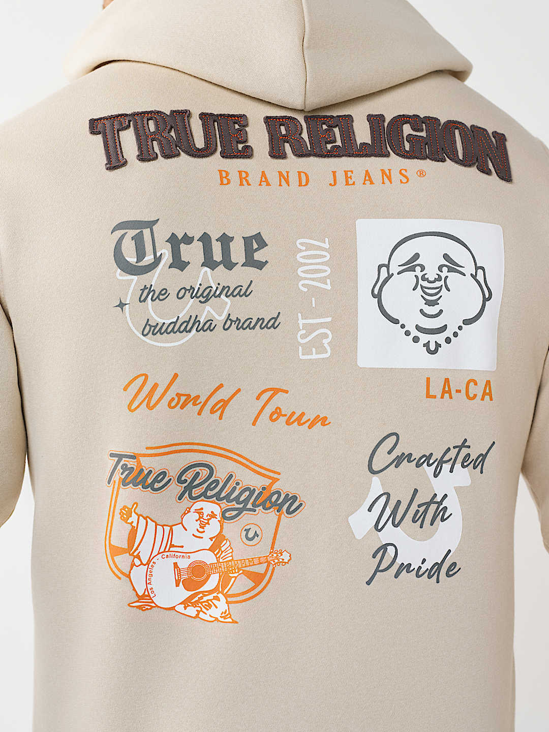 MULTI-LOGO APPLIQU&Eacute; ZIP HOODIE, image 1