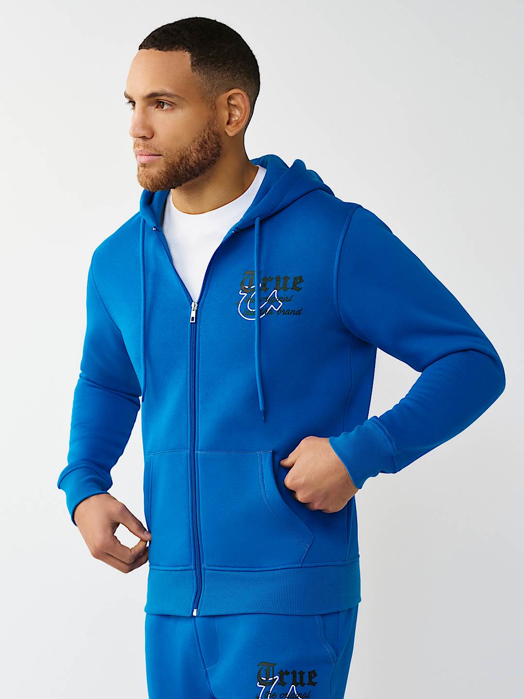 MULTI-LOGO APPLIQU&Eacute; ZIP HOODIE, image 3