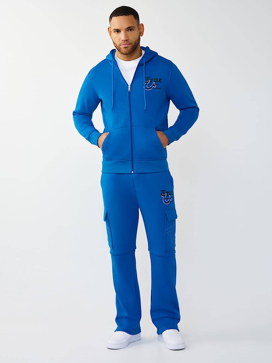 MULTI-LOGO APPLIQU&Eacute; ZIP HOODIE, image 6