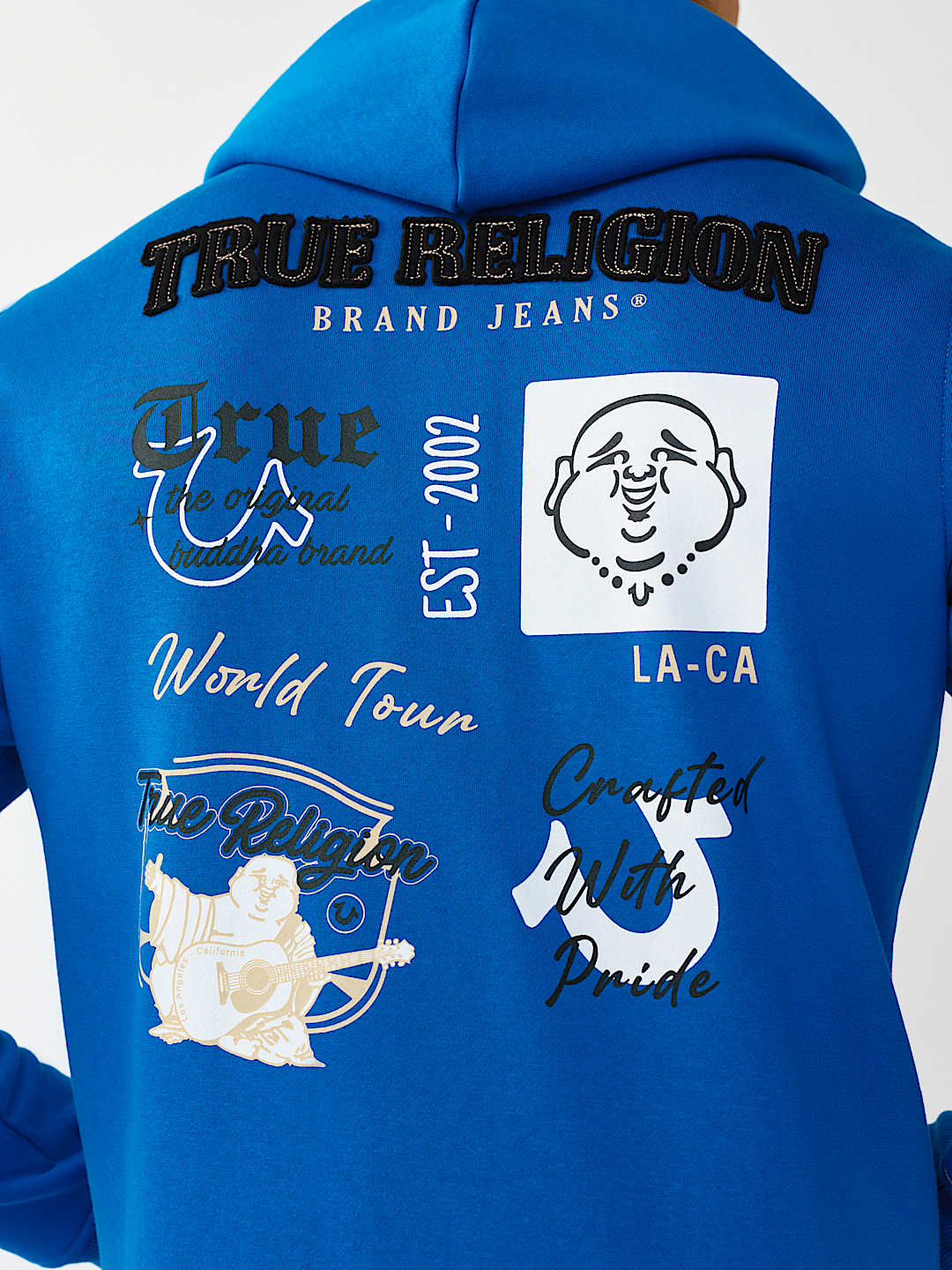 MULTI-LOGO APPLIQU&Eacute; ZIP HOODIE, image 1